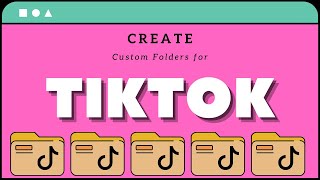 TikTok Tips  Save Videos to Custom Folders [upl. by Oijimer246]