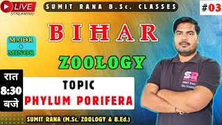 Phylum Porifera  Zoology 1st Semester Bihar [upl. by Palma]