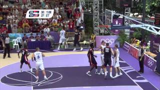 Serbia vs USA  Mens Basketball Semifinal  Singapore 2010 Youth Games [upl. by Yragerg]