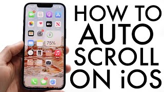 How To Auto Scroll On iPhone 2024 [upl. by Brice]