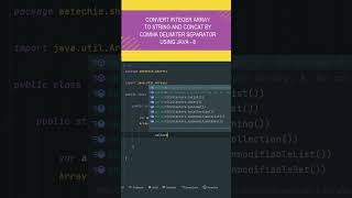 String Concatenation With Comma Delimiter Separator in Java 8 java coding interview [upl. by Nivlac]