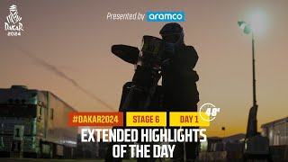 Extended highlights of Stage 6 presented by Aramco  Dakar2024 [upl. by Atoiyanap787]