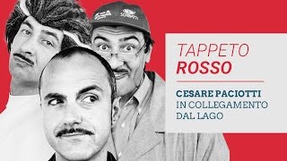 Cesare Paciotti in collegamento dal lago • quotTappeto Rossoquot [upl. by Lainad]