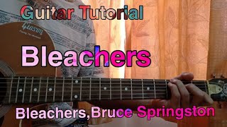 Bleachers Bruce Springsteen  Chinatown  Guitar Tutorial   LessonHow to play chords [upl. by Hewes]