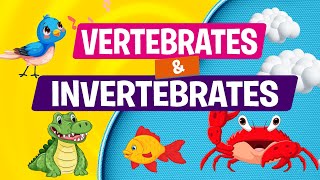 The Animal Kingdom  Invertebrates and Vertebrates Animals  Educational Videos for Kids  Science [upl. by Panaggio]