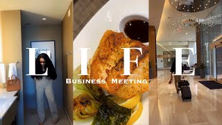 Aesthetic Vlog business meeting gone well GRWM  Brunch [upl. by Kelda505]