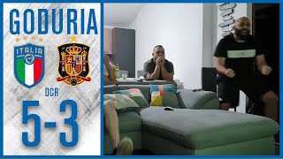 RIGORI ITALIA SPAGNA 53  LIVE REACTION [upl. by Einnim576]