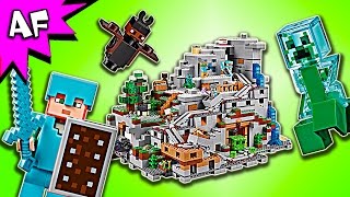 Lego Minecraft The Mountain Cave 21137 Sneak Peek [upl. by Celinka126]