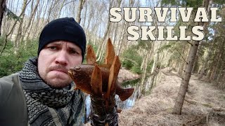 Fischspeer Fishspear  Survival Survivalskills Prepperskills  Notnahrung Prepper survival [upl. by Roderic]