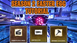 Season 2 Easter Egg Tutorial NEUE BAUPLÄNE  Vr11 Nimmerleeres Magazin Blood Burner CoD MW3 MWZ S2 [upl. by Bathulda]