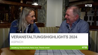 Veranstaltungshighlights in Aspach 2024 [upl. by Ynnavoeg]