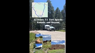 AZ Route 73 Fort Apache Kinishba and Beyond [upl. by Orhtej]