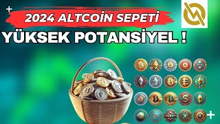 2024 BOĞA ALTCOİN SEPETİ  En Çok Kazandıracak Coinler Hangileri [upl. by Panther]