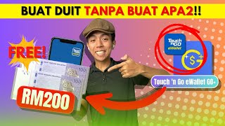 Saya Dapat RM200 Di Apps TnG eWallet Sambil Goyang Kaki  TnG GO Review  DausDK [upl. by Faina]