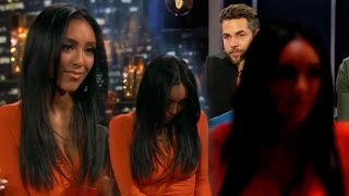 Tayshia Adams Leaves Bachelorette Stage in TEARS Over Zac Clark Split [upl. by Halullat]