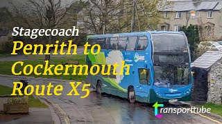 Penrith to Cockermouth • Stageoach Route X5 • Realtime [upl. by Bourque995]