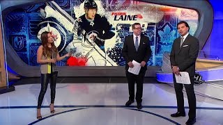 NHL Now Laines 100th goal Discussing Patrik Laine reaching 100 goals Nov 30 2018 [upl. by Tal]