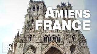 Amiens City and Cathedral FRANCE 🇫🇷 Real Time Virtual Walking Tour Ambience in 4K ASMR [upl. by Enniroc992]