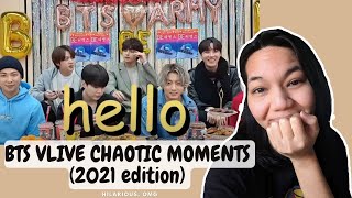 BTS CHAOTIC VLIVE Moments  REACTION  BTS  KPOP [upl. by Tharp109]