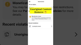 Facebook Monetization unoriginal content problem  Facebook not monetize Facebook Monetize policy [upl. by Ashok]