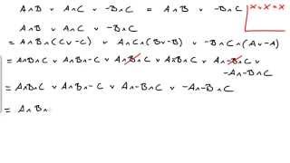 Boolsche Algebra Lösung Aufg 1 [upl. by Walther]