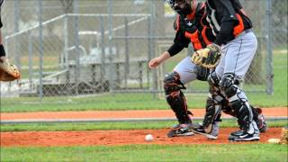 MLB Catchers Drills Receiving and Blocking [upl. by Reis658]