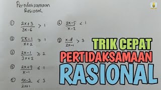 PERTIDAKSAMAAN RASIONAL TIPE 3 [upl. by Tonya]