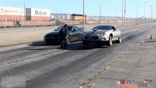 LSX NITROUS CAMARO vs NISSAN GTR amp POLICE CHASE [upl. by Elga414]