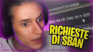 RISPONDO alle VOSTRE RICHIESTE di SBAN su TWITCH DEFINITIVO [upl. by Oria756]