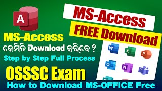 How to install MS Access free in window  MS Access software download and install free [upl. by Nyletac]