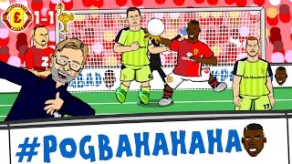 POGBAHAHAHA Man Utd vs Liverpool 11 Pogba Handball Milner Penalty Zlatan header GOALS [upl. by Ellemrac]