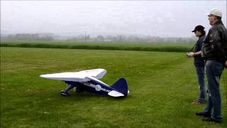 Stinson Reliant mit PampW 2800 R9 Erstflug [upl. by Ambrose]