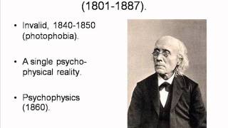 Gustav Fechner and Psychophysics HPsy 44 [upl. by Einrae]