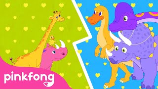 Binatangsaurus  Lagu Dinosaurus  Inggris x Bhs Indonesia  Pinkfong dan Baby Shark [upl. by Nnhoj285]