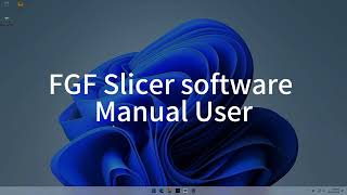 FGF Pellet 3D printer Slicer Software Tutorial [upl. by Gottwald]