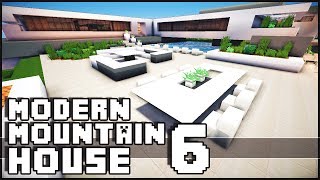 Minecraft  Modern Mountain House 6 [upl. by Anselmo]