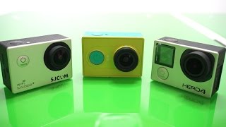 SJCAM 4000 Vs GoPro 4 Vs Xiaomi Yi [upl. by Acira]