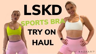 LSKD SPORTS BRA TRY ON HAUL [upl. by Uaeb593]