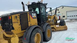 E60031 JPH 2015 Cat 160M AWD Motor Grader with Wing [upl. by Ahsiuqel]