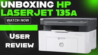 Shocking HP LaserJet Mfp 135 Unboxing [upl. by Annayar207]