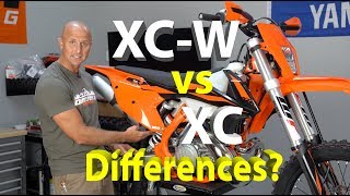 KTM XC vs XCW vs EXC What is the difference [upl. by Hiasi]