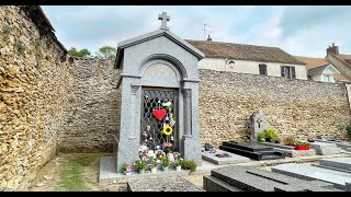 Tombe de Charles AZNAVOUR cimetière de MontfortlAmaury [upl. by Marasco70]