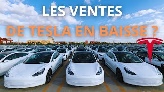 Les Ventes des Tesla se Font Vraiment Sentir Analyse et Perspectives [upl. by Siron]