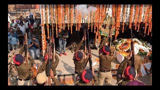 Brigadier Kuldip Singh Chandpuri  Receiving State Honour  Cremation [upl. by Bhatt]