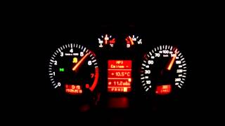 Audi A3 32 VR6 Sound Launch Control 0  270 [upl. by Afrikah]