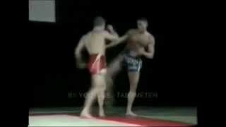 JeanClaude Van Damme  Muay Thai demonstration strength [upl. by Ecirtael]