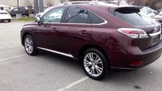 2013 Lexus RX350 Walkaround  Claret Mica [upl. by Cohdwell]