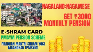 Nagamese Get ₹3000 Monthly Pension with EShram Card [upl. by Melesa316]