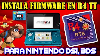 INSTALAR FIRMWARE PARA R4 TT MORADO TODAS LAS VERSIONES 3DS OLD NEW 2DS DS VUELVE A LA VIDA TU R4 [upl. by Faythe]