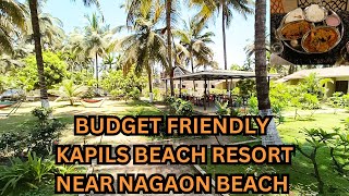 BUDGET FRIENDLY KAPILS BEACH RESORT  NAGAON BEACH [upl. by Eibbil]